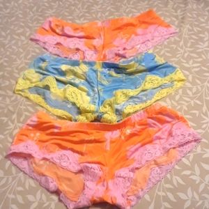 3 pairs boy shorts